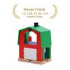 Wooden Track Accessories All Kinds Construction Tower Crane Toys Magnetic Building Compatible with All Brands Wooden Track Toys