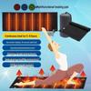 USB Electric Heated Outdoor Blanket: Non-slip, Foldable, Warm Sleeping Bag Pad for Camping and Car.