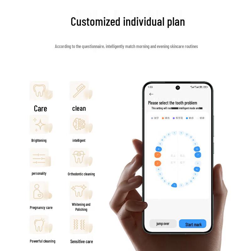 Xiaomi Smart Sweep-Vibration Electric Toothbrush CN plug (adapter included)