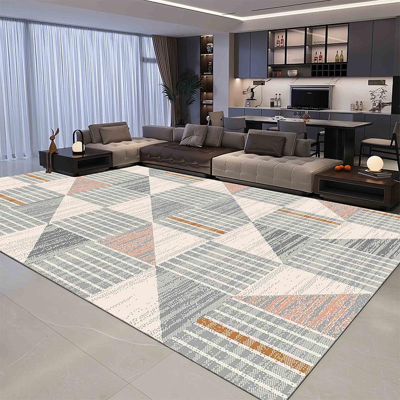 Nordic Style Living Room Decoration Large Carpet Simple and Versatile Carpet Winter Warm Foot Pad Home Decoration