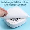 1Pcs Compact Nail Dust Collector With Lightweight Design,Portable Nail Vacuum Fan,Reusable Filter & Easy-Control For Beginners