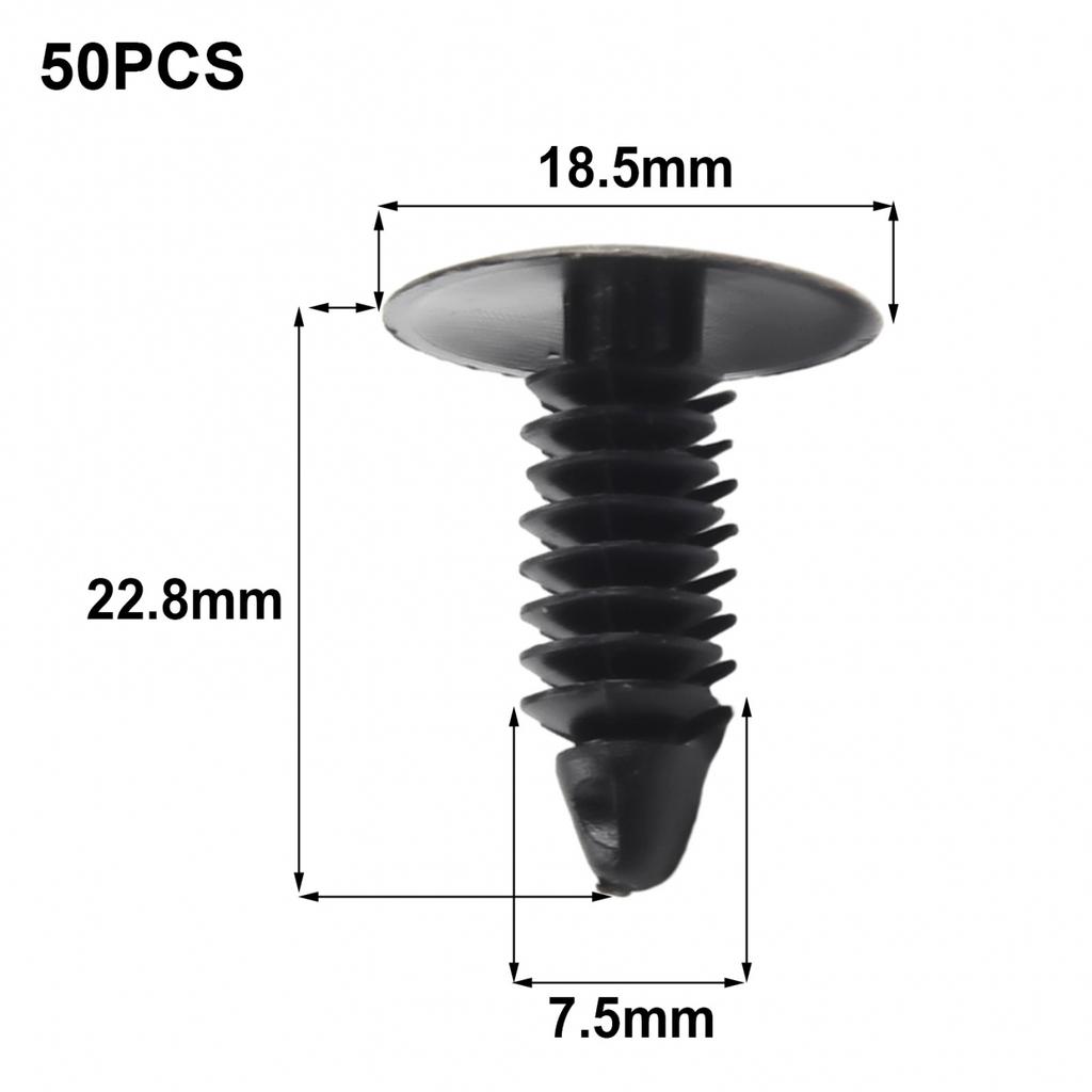 Per Honda Clip di fissaggio Per Mitsubishi Per BMW Rivetto in plastica 7,5 mm-6,0 mm