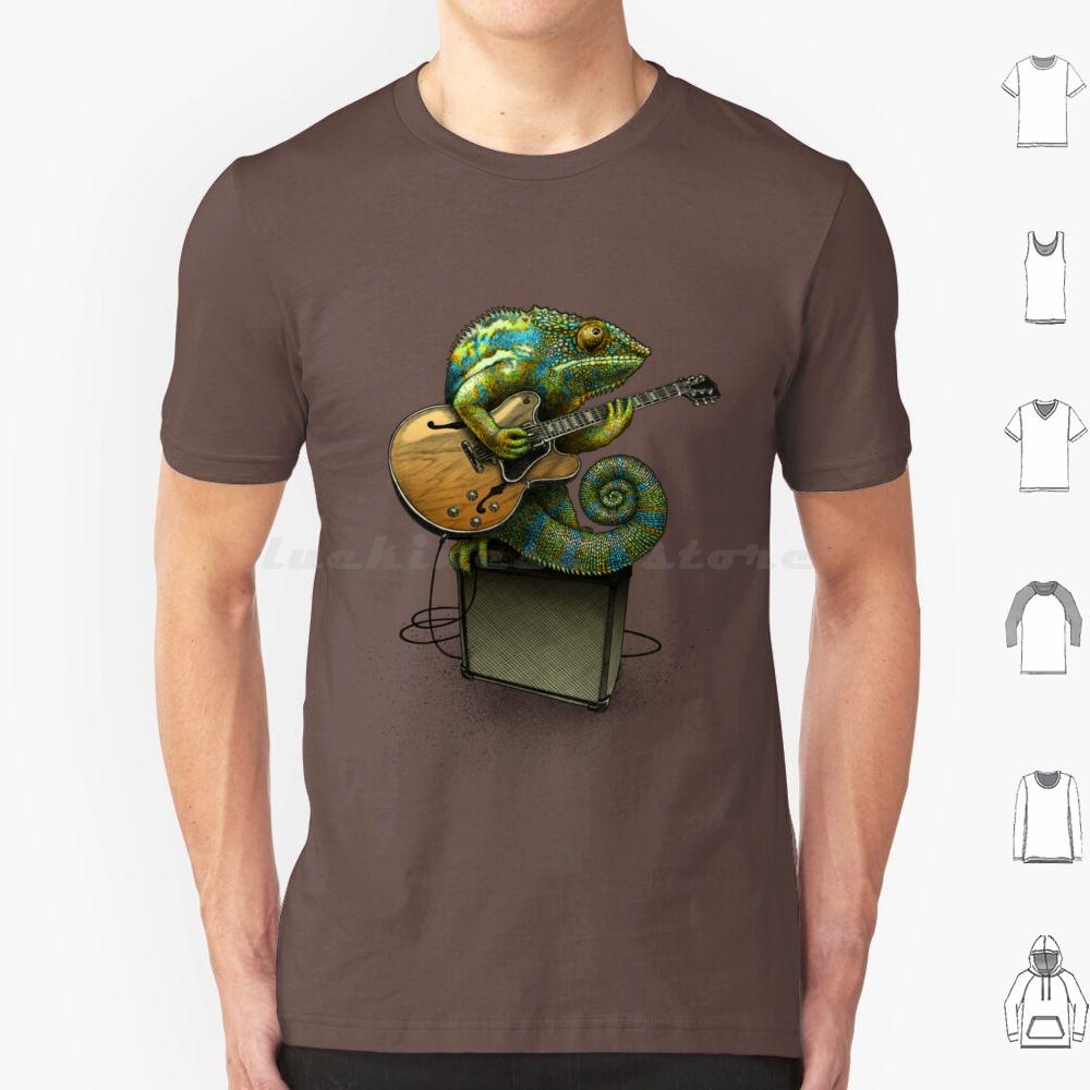 Chameleon Plays The Blues Plus A Few Other Colors Essential T Shirt Big Size 100 Cotton Chameleon Plays The Blues Plus A