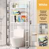 Floor-standing Toilet Storage Rack Bathroom Storage Shelf Non-porous Washing Machine Rack Multi-layer Kitchen Shelf Save Space