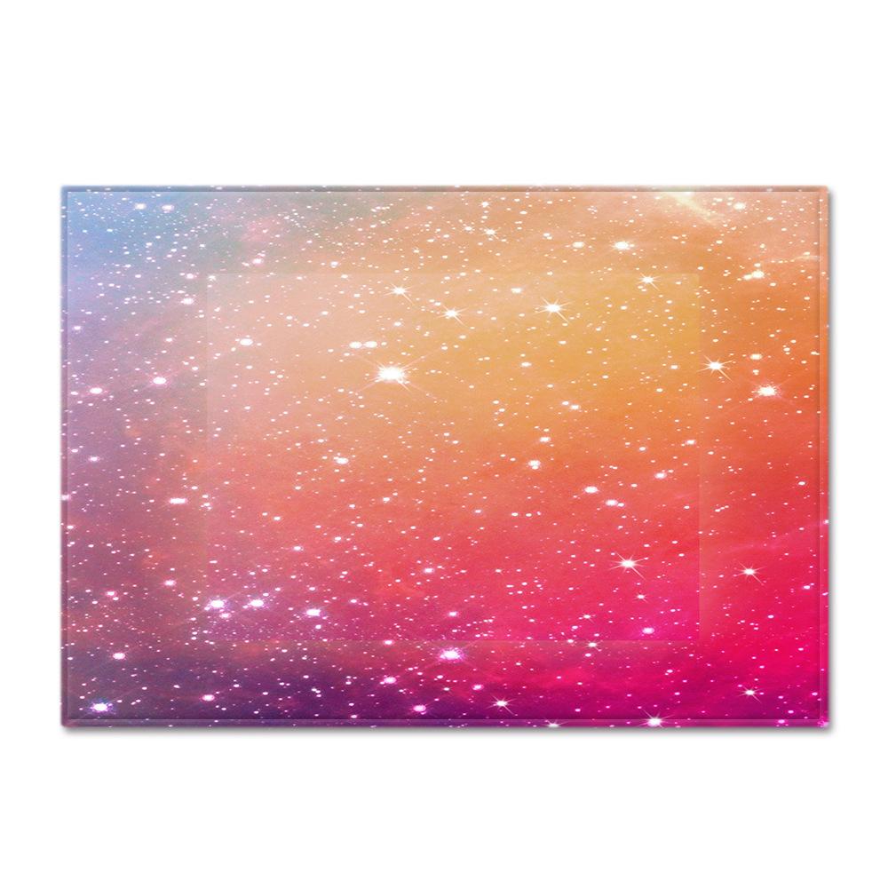 Gradual Change Large Carpet Feather Wind Bedroom Floor Mat