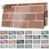 Oil Proof Wall Stickers for Bathroom 5Pcs Vintage Brick Tile Stickers, Waterproof Oil?Proof Wallpaper, Peel Style Decoration & Stick Backsplash
