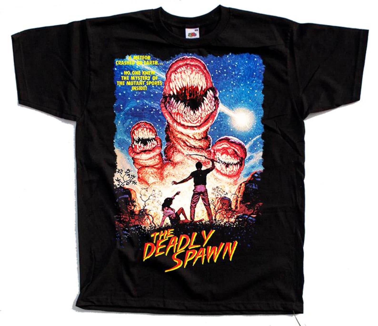 The Deadly Spawn Horror movie poster T-Shirt Black vintage scary all sizes S-5XL XL