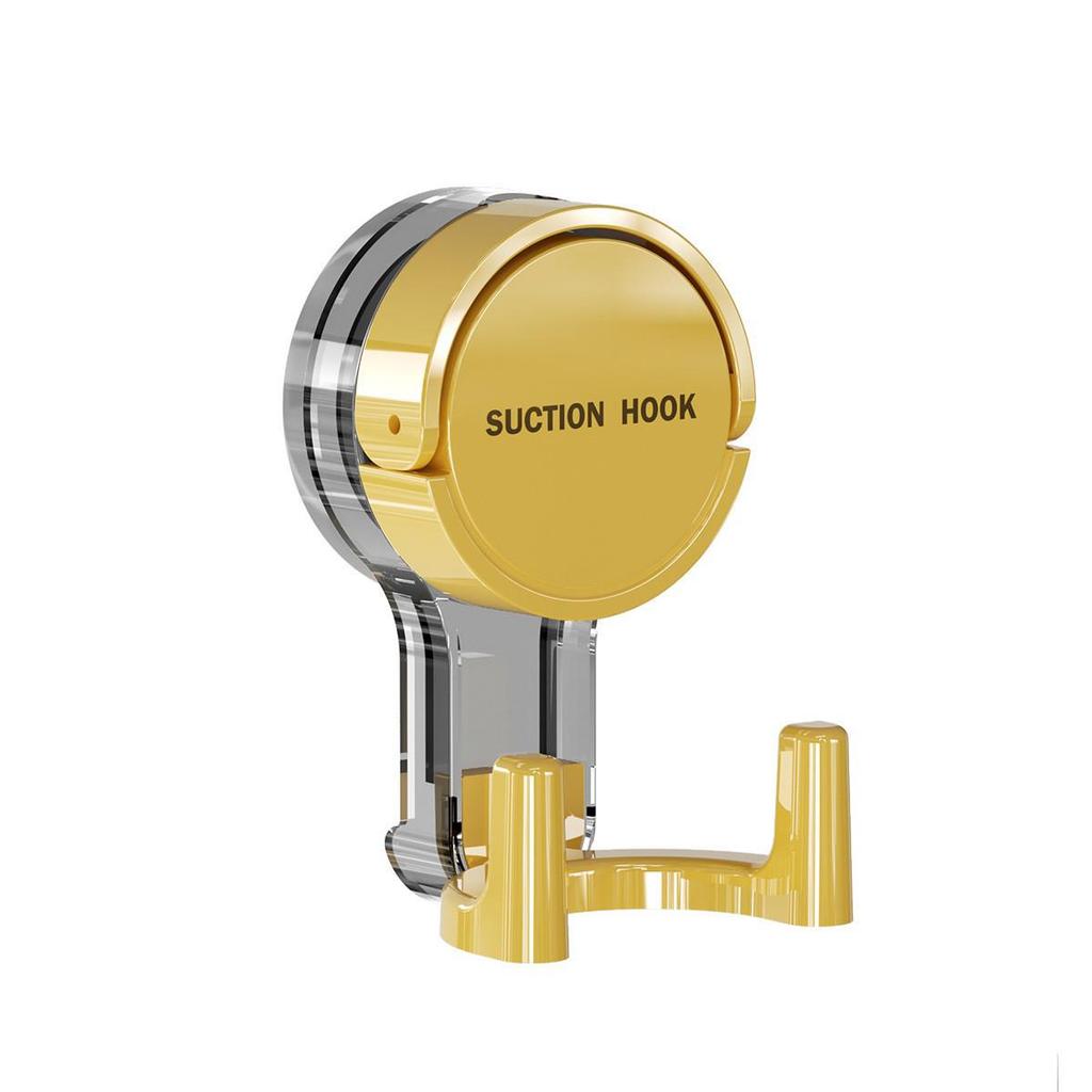 Strong Vacuum Suction Cup Adhesive Hook - No-Drill, Removable Towel Rack for Kitchen, Bathroom, and Toilet Walls