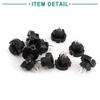 ACROPIX Light Bulb Auto Dashboard Indicator Side Light Internal T3 1 Yellow Black 10pcs
