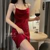 Golden velvet pajamas women's 1011 new autumn and winter pure desire suit nightdress sexy suspender lace winter winter