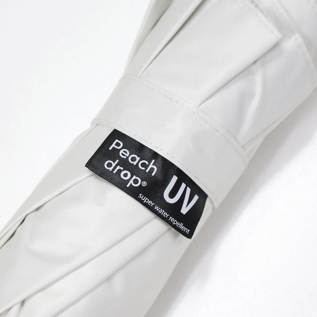 Nifty Colors Folding Umbrella Peach Drop Light Blocking Carbon Lightweight Mini 65 5198GY