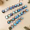10 To 20 MM Size Oval Cabochon, 5 Pcs Lot, Labradorite Cabochon, Gemstone Lot, Oval Shape Lot, Jewelry Making Lot, Labradorite Gemstone.