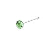 Nose Stud Women's Super Flash Color Czech Diamond European and American Nightclubs Easiest for Match Puncture Labret Hypoallergenic Earring Bone Nail