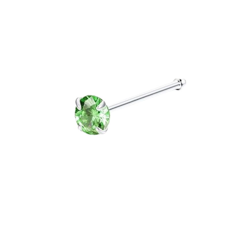 Nose Stud Women's Super Flash Color Czech Diamond European and American Nightclubs Easiest for Match Puncture Labret Hypoallergenic Earring Bone Nail