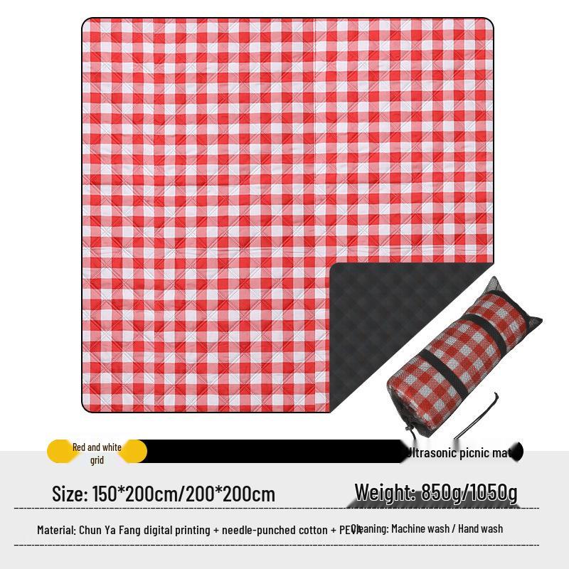 Waterproof Outdoor Picnic & Beach Mat: Portable, Moisture-Proof, Thickened for Camping and Spring Outings