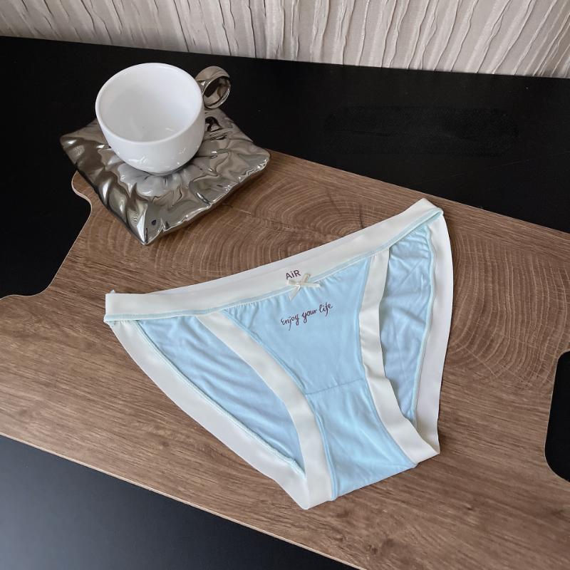 Roupa íntima sem costura com fenda alta elástica grande, algodão puro, sem costura, sexy, feminina, triângulo, roupa íntima