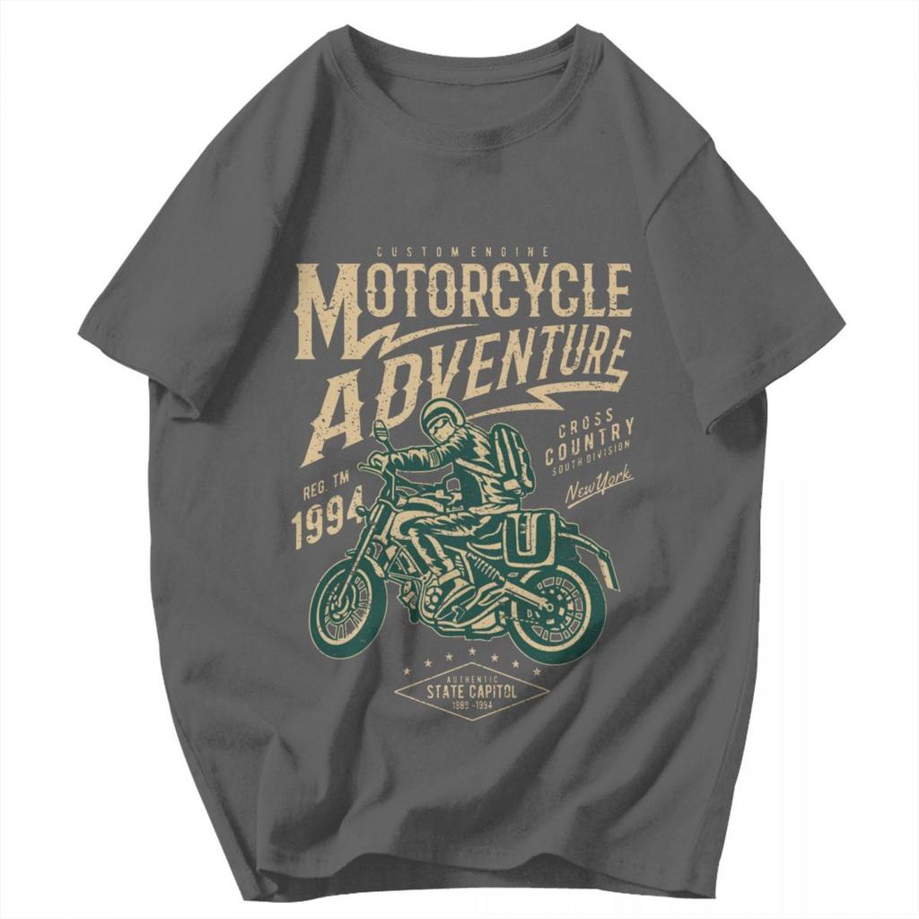 Men T Shirt Motorcycle Adventure Vintage Motor Gifts Y2K Graphic Customized Unisex Clothing T Shirts
