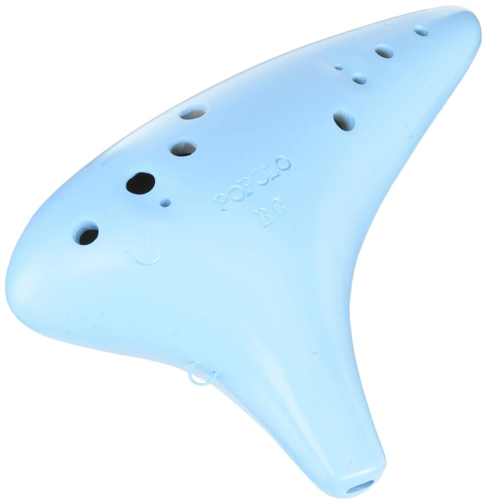 POPOLO Ocarina Light Blue S-BC (Bass C)