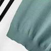 Herren Sommer Slim Gestreiftes Kurzarm-Poloshirt - Trendiges, lässiges Strick-T-Shirt mit Revers in Kontrastfarbe