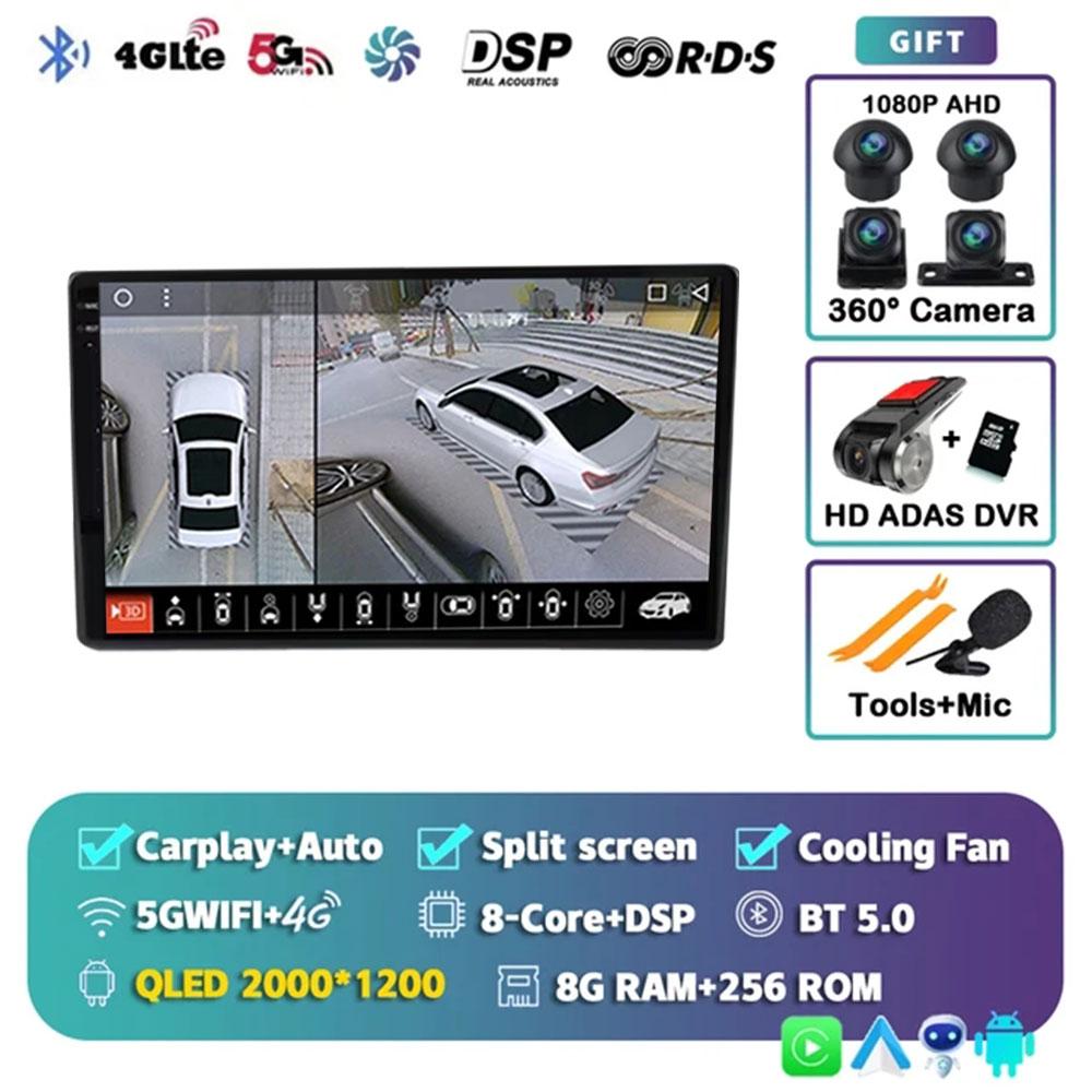 10" Android 14 For Wuling Hongguang 2025 Wireless Carplay Radio Autoradio Multimedia Video Navigation GPS Head Unit NO DVD