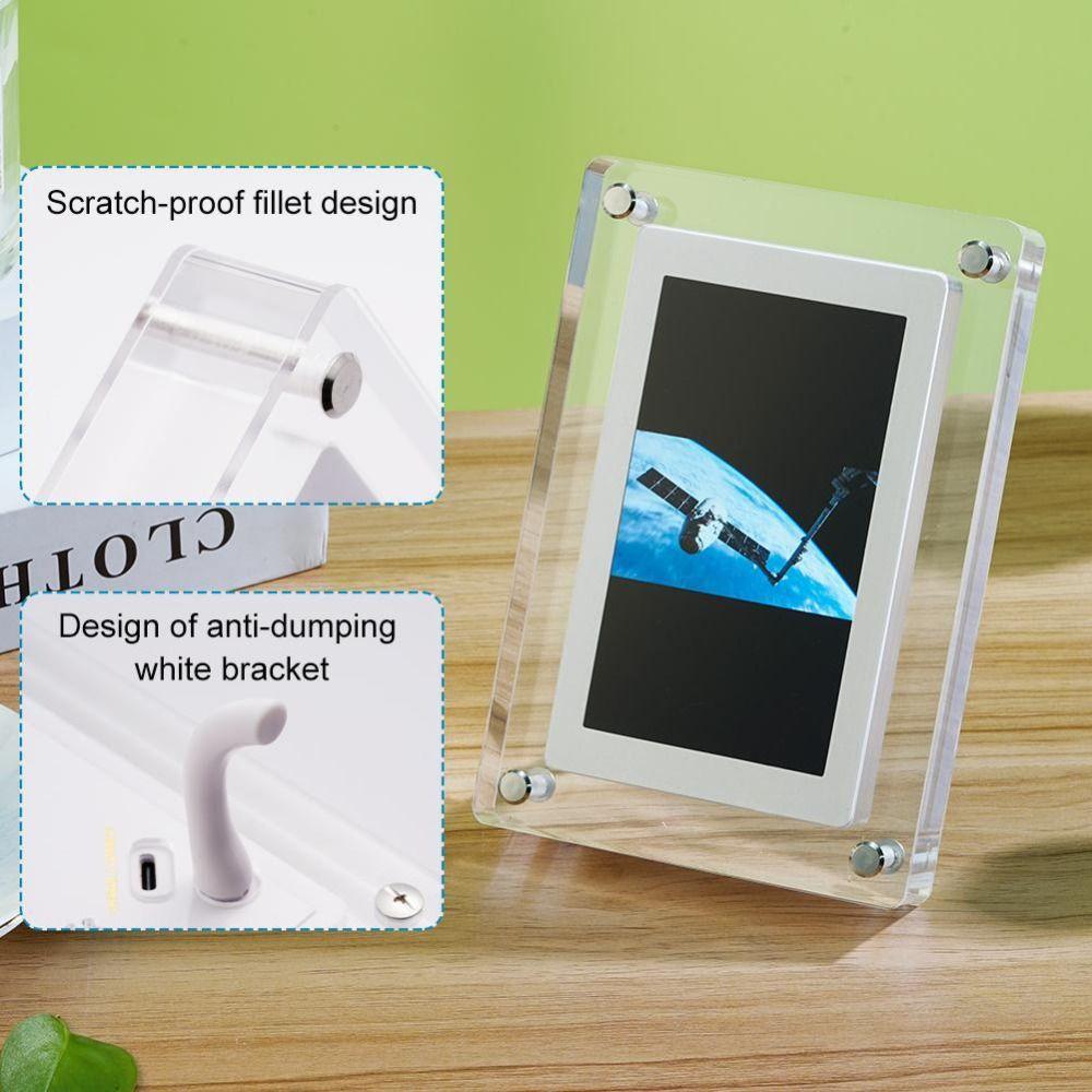 IPS Display Video Picture Frame 7inch Digital Album Gift Slideshow Frame  Home Decor