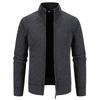 2025 Autumn and Winter New Men's Fashionable Casual Stand-up Collar Sweater Coat Jacket
