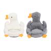 Cute Cartoon Seat Cushion Plush Goose Chair Cushion Detachable Goose Comfort Seat Pad for Window Flo