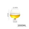 Jumbo Glass Cup 1 Piece Lead Free Super Large Capacity Party Glasses Wine Beer Brandy Juice Glass for Gathering Big Bar Cup