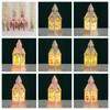 Christmas tree Christmas Santa Lantern LED Snowman Hanging Lanterns Christmas Wind  Lantern  Home