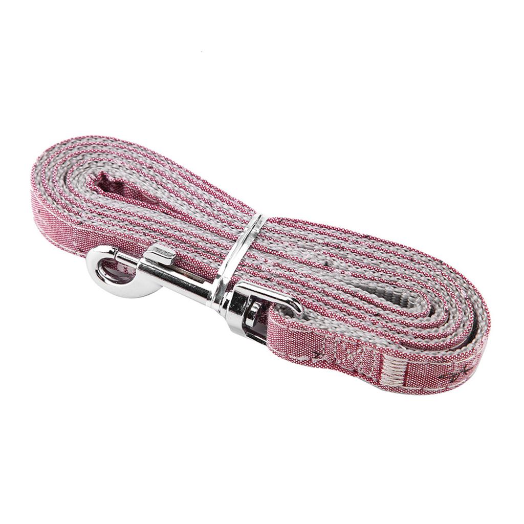 Cotton Blend Breathable Pet Cat Dog Vest Chest Strap with Pulling Rope(Red, M)