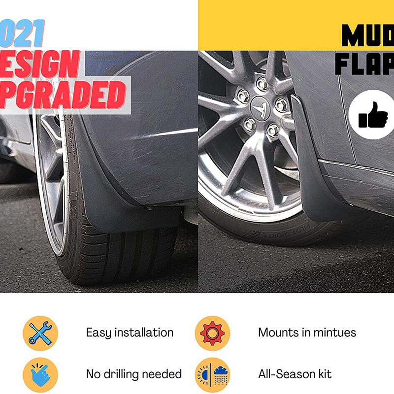 4x MudFlaps Mud Splash Front Rear Wheel Fender for Mercedes Benz C Class W206   Flare Guard Car Accessories Car-styling