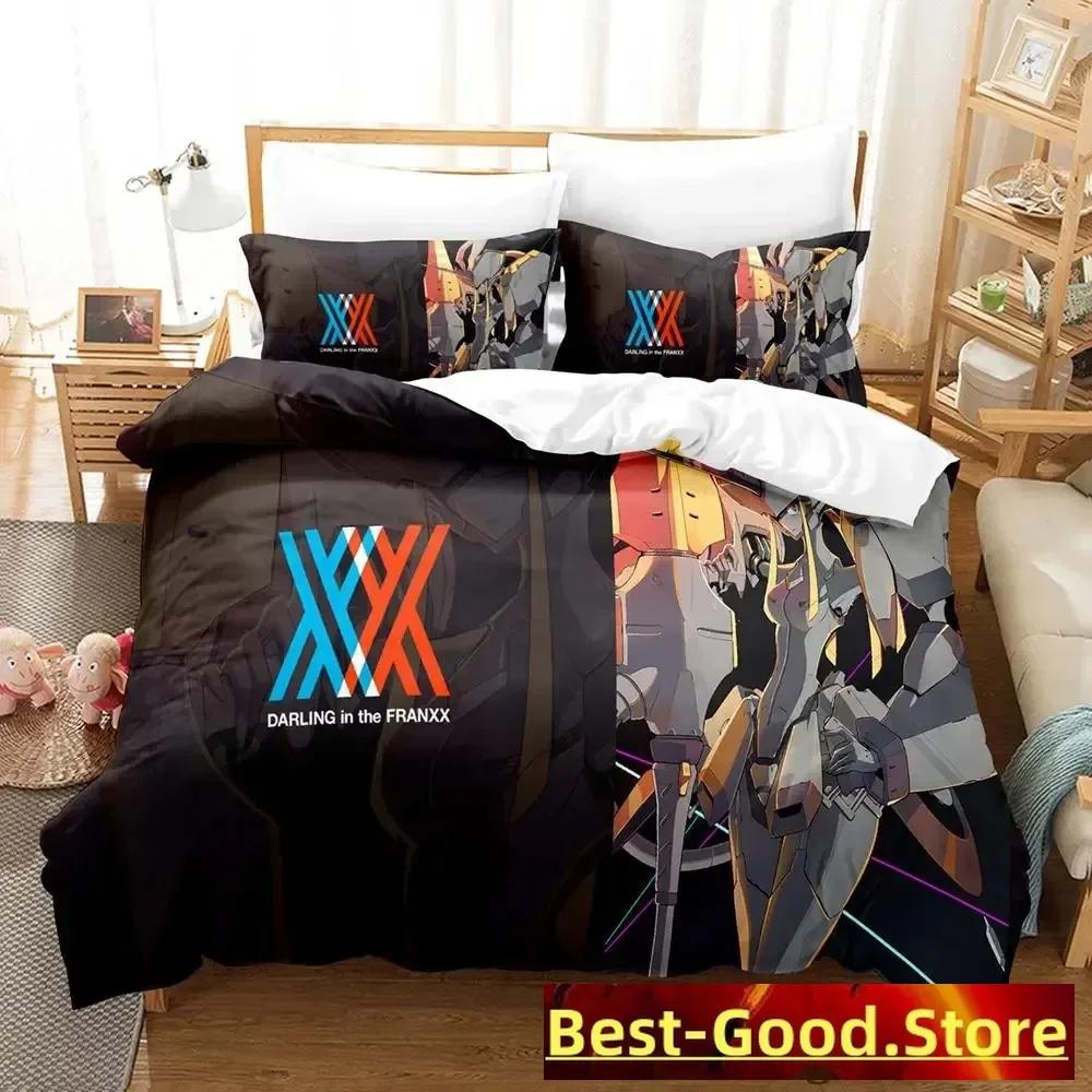 Kawaii  Bedding Set Single Twin Full Queen King Size Bed Set Aldult Kid Bedroom Duvetcover Sets Anime
