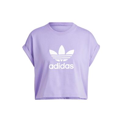 Originals Adicolor Classics Tricou Larg cu Mânecă Scurtă Trefoil Femei Topuri Magic-Mov-Estompat IC5468
