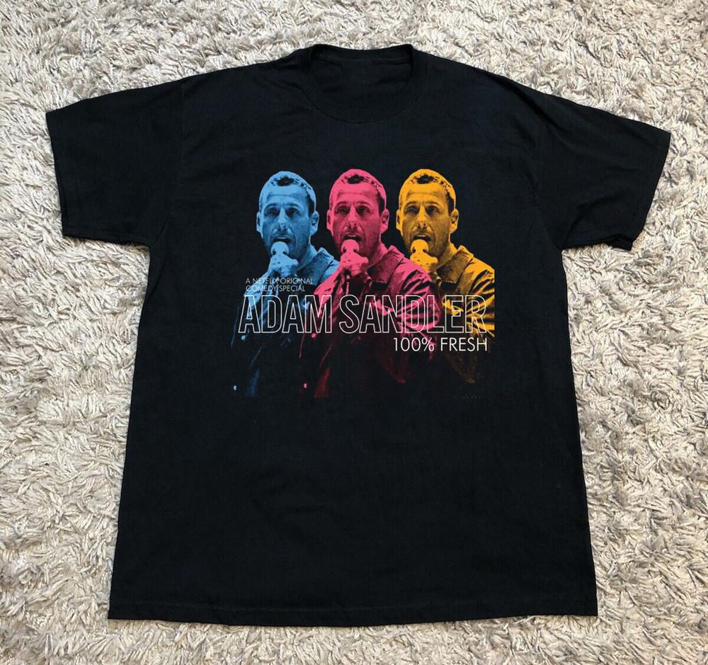 Адам Сэндлер Черная Хлопковая Унисекс Рубашка Все размеры S-5XL Унисекс Футболка AD373 XXL