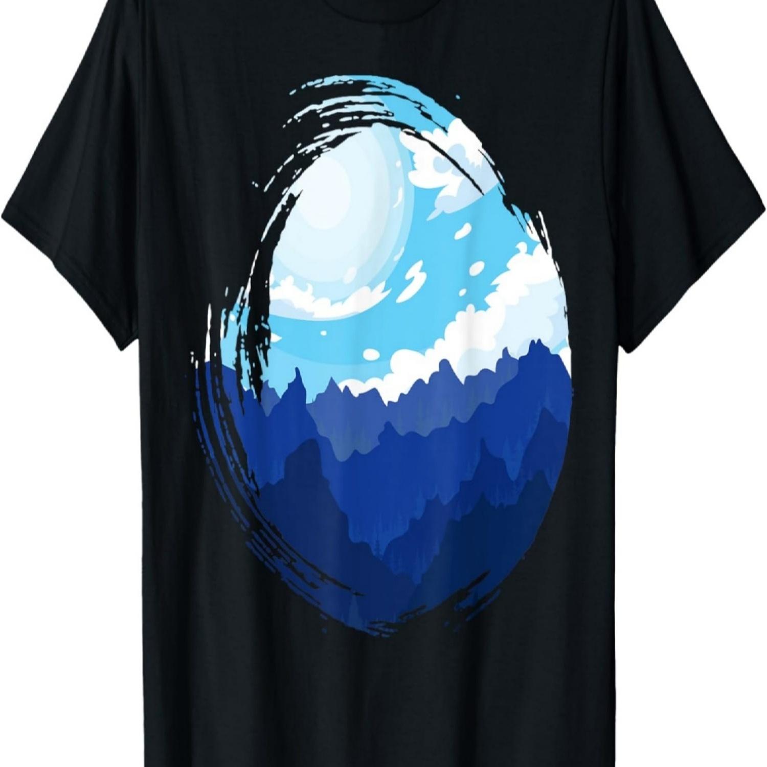Timeless Mountain, Nature Trees and Forest T-Shirt(15) S