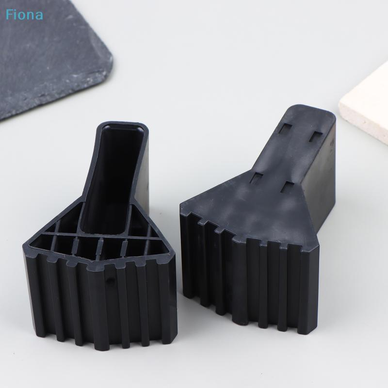 4Pcs Non-slip Ladder Feet Rubber Pads Foot Covers Furniture Mat Leg Chair Replacement Protectors Cover Black Anti Slip Pads