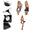 Sexy Lace Lingerie French Maid Cosplay Costume Set Halloween Party Outfit