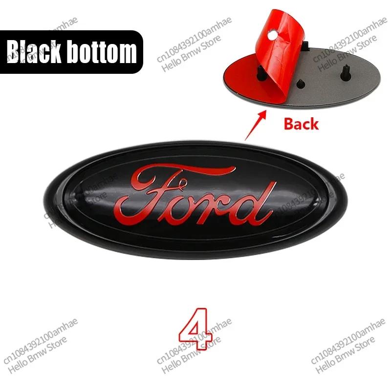 

Car Sticker 2026 Ford New 2025 Hot Ford 14.7cm Front Grille Logo Sticker With Jammed Foot Logo Sticker For Fute Focus mk2 mk3 Fi