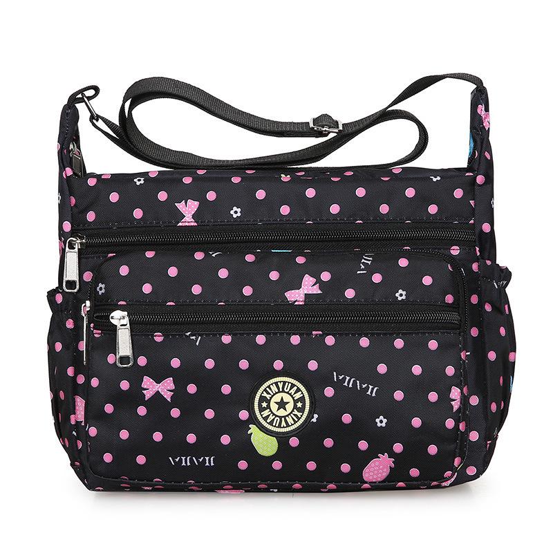 Large Capacity Women's Single-Shoulder Crossbody Bag - Stylish Oxford Nylon for Middle-Aged Moms
