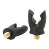 2PCS Fishing Rod Rest Head Silicone Silicone U Shape Fishing Grip Rest Holder for Sea Pole Fork Accessories