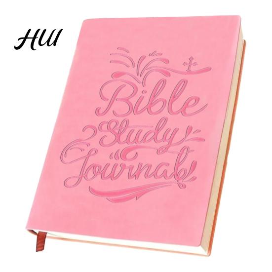 Smooth Writing Notebook Bible Notes Planner SOAP Method Study Journal 200-Page Thick Resistant Design Paper for Scripture Reflection And Prayer 1pc розовый