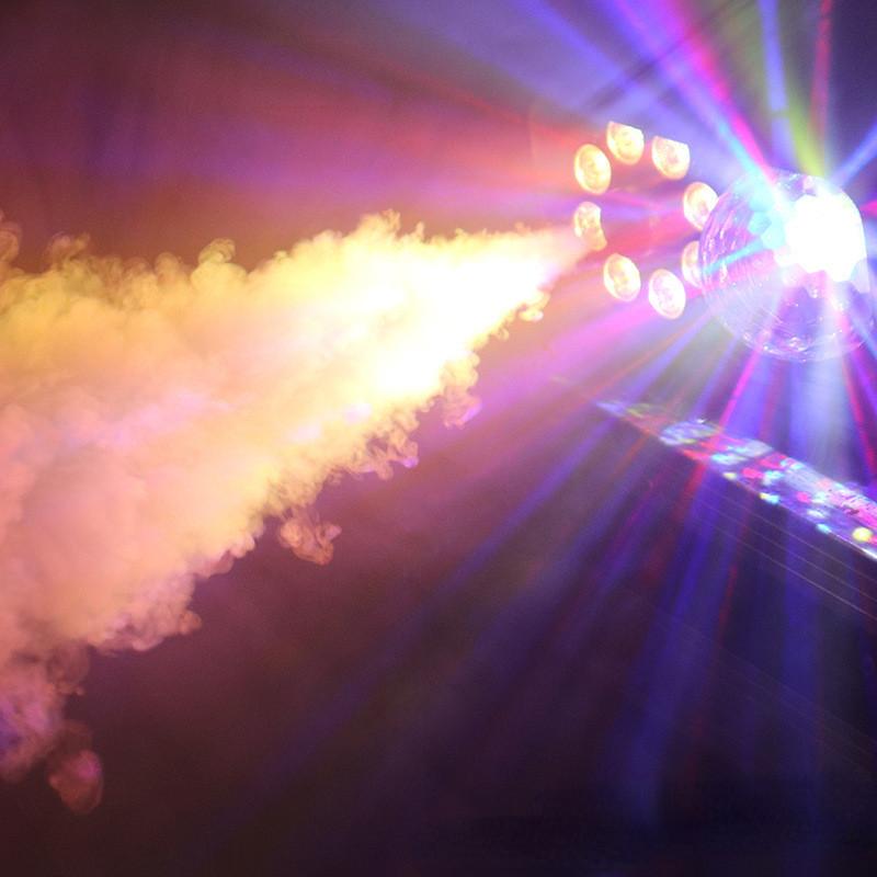 600W Kouzelná koule Dýmový stroj Halloweenský generátor dýmu Výrobník mlhy Malý přenosný Stupňový efekt Zamlžovací stroj