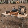 Aluminum Zinc Zinc Alloy Camping Oven Stove Wood Frame Barbecue Grill Portable Picnic Stove  Outdoor