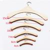 10 Dolls Wooden Hangers Metal Hooks Clothes Organizer for Uncle