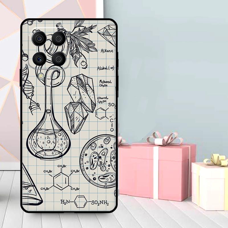 

Science Chemistry Style Case For Samsung Galaxy M35 M56 M12 M06 M32 M52 M55 M15 M11 M13 M14 M16 M36 M31 M53 M34 M54 Samsung M22