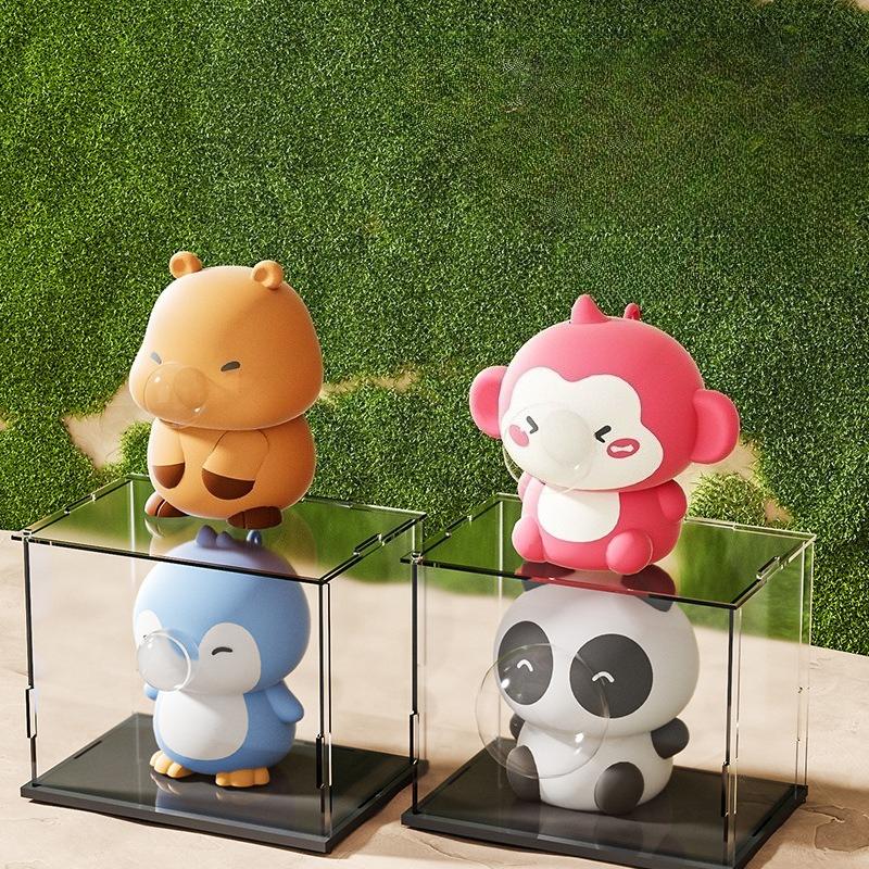 Animals Blowing Bubbles Relief Toys Slow Rising Squeeze Antistress Ball Cartoon Table Squishy Stress Reliever Toys Party Favors