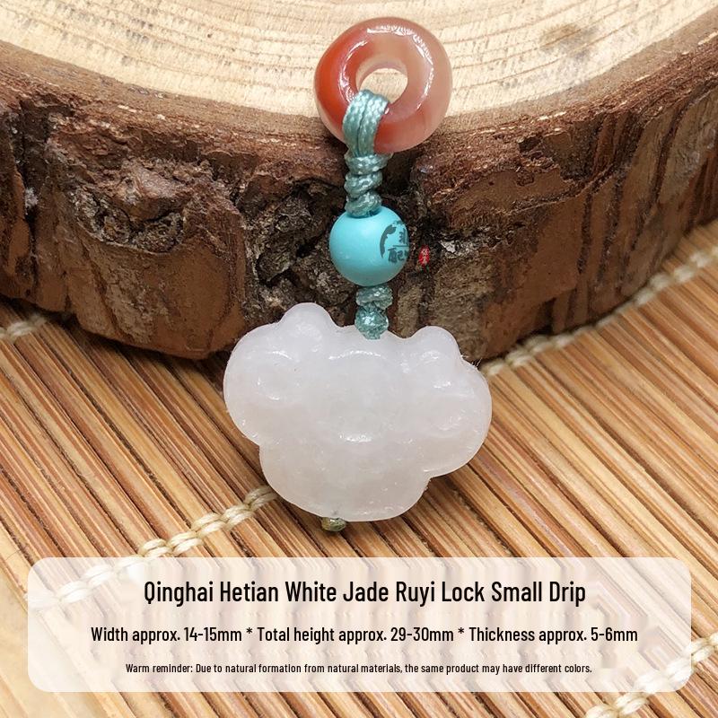Hetian White Jade Cloud Spacer Bead for DIY Jewelry: Necklace, Bracelet, Earrings