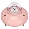 UFO Niedlicher Mini-Luftbefeuchter 500ml Doppeldüsen Kleiner Kaltnebel-Luftbefeuchter für Büro Reise Schlafzimmer Babyzimmer Auto