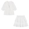 Women's Pure Cotton Shirt & Skirt Set