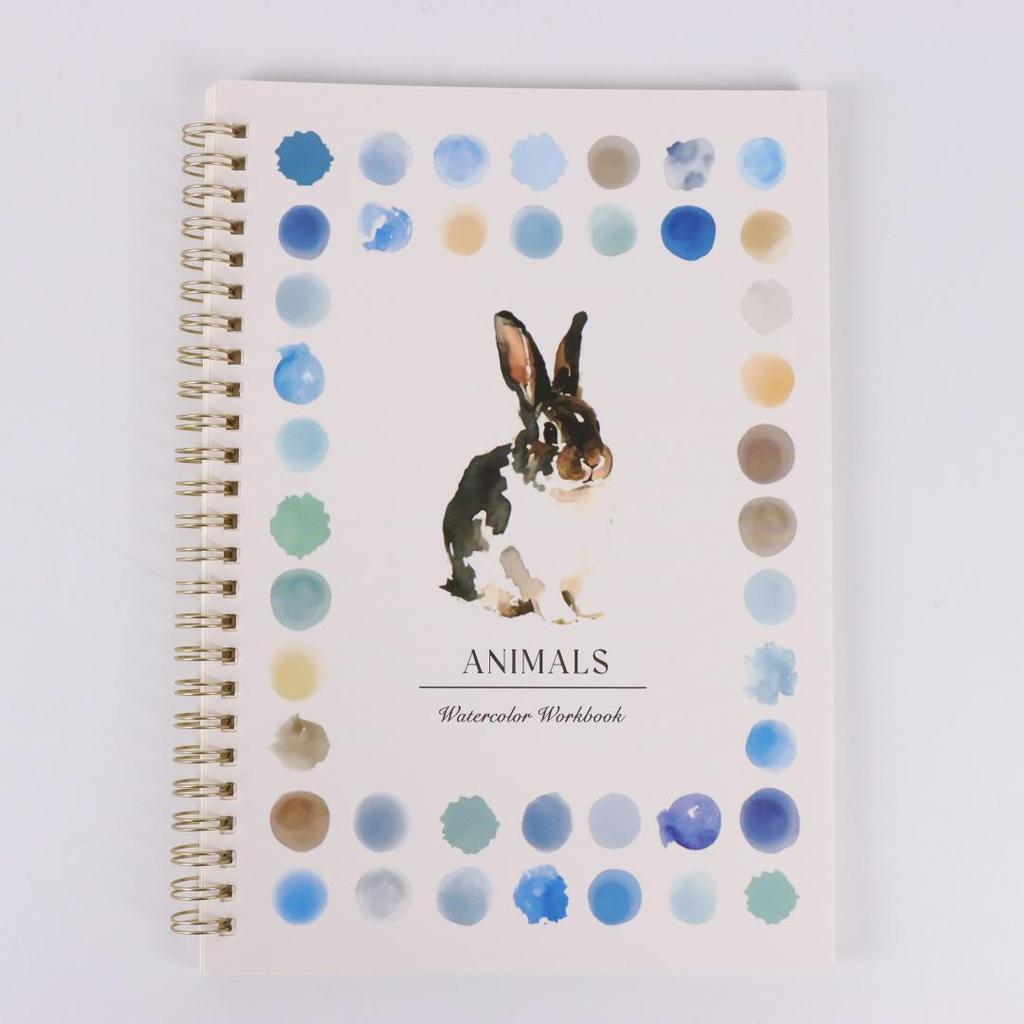 Aquarell-Arbeitsbuch: Spezial-Mal- und Zeichenbuch mit Aquarellkasten